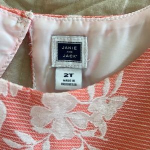 Beautiful Janie and Jack dress (like new).